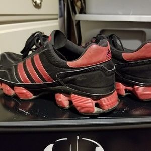 Adidas Running Shoes Black Red Size 10